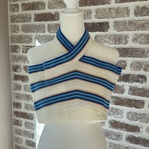Crochet halter top. My Beachy Sode collab with Emily in Paris. Size small.